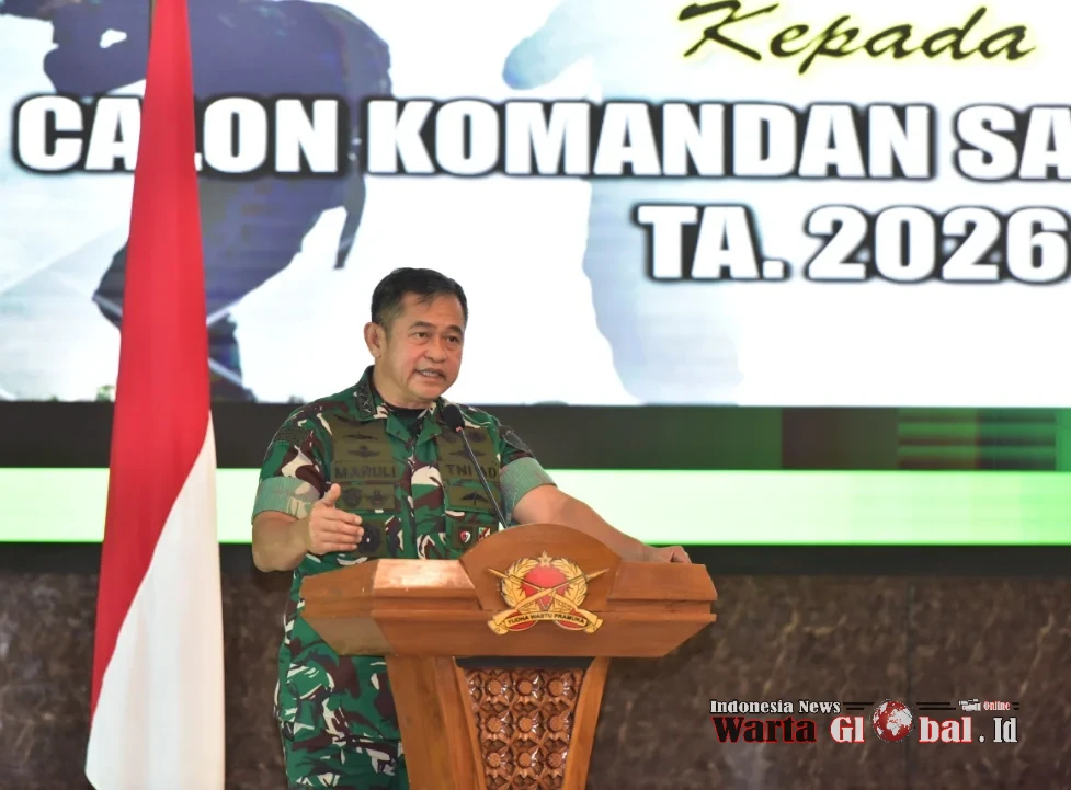 Kasad Bekali Calon Komandan TNI AD