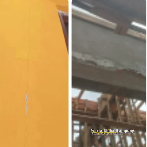 Dugaan Pekerjaan Revitalisasi SMK MMT 1 Penawar Aji Tahun 2025 Tidak Sesuai Standar