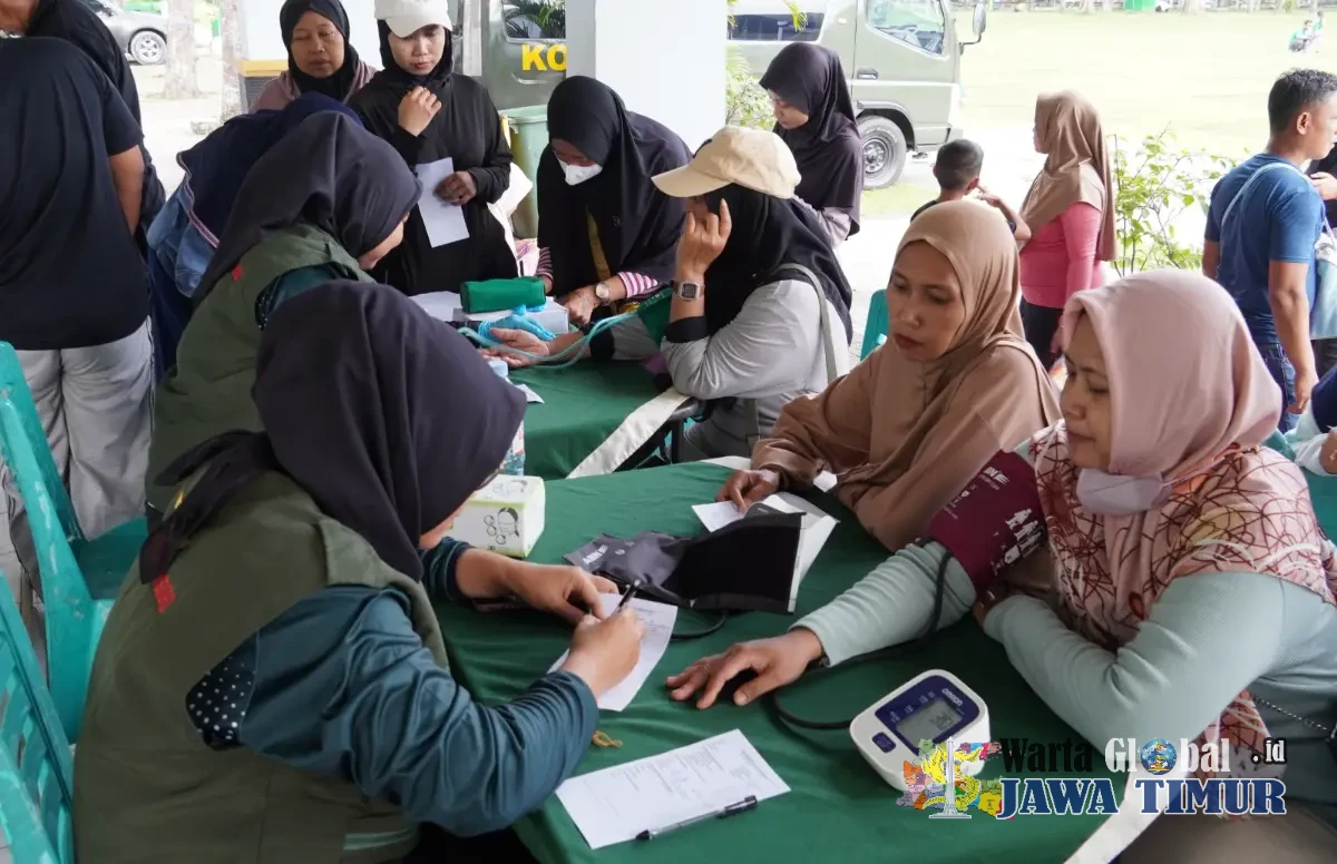Sambut HUT ke- 80 Persit KCK, Kodim Bojonegoro Gelar Donor Darah dan Layanan Kesehatan Gratis