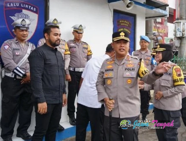 Kapolres Sukoharjo Aktifkan Kembali Pos Lantas Bekonang Tingkatkan Keamanan di Mojolaban