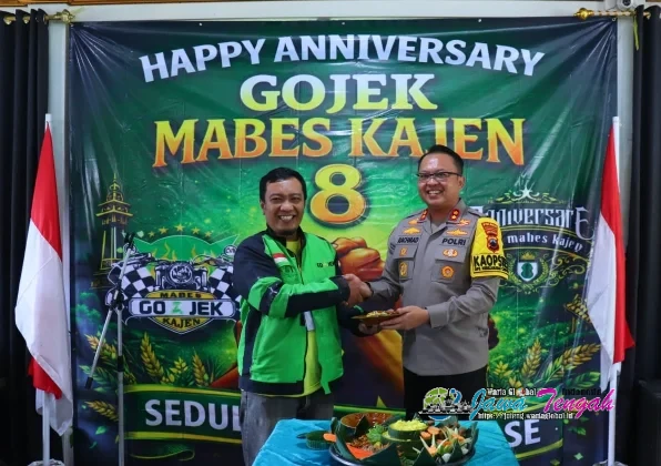 Kapolres Pekalongan Hadiri Anniversary ke-8 Mabes Gojek Kajen, Eratkan Sinergitas
