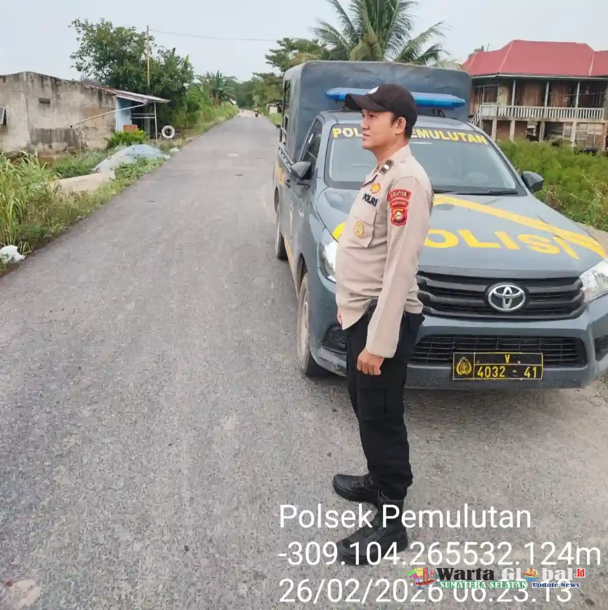 Polsek Pemulutan Laksanakan Patroli Pagi, Jaga Kamtibmas Selama Bulan Ramadhan!!!!