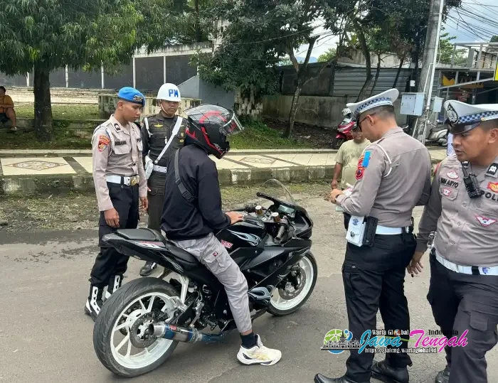 Dua Hari Ops Keselamatan, Polres Pekalongan Tilang Ratusan Pengendara Nakal!