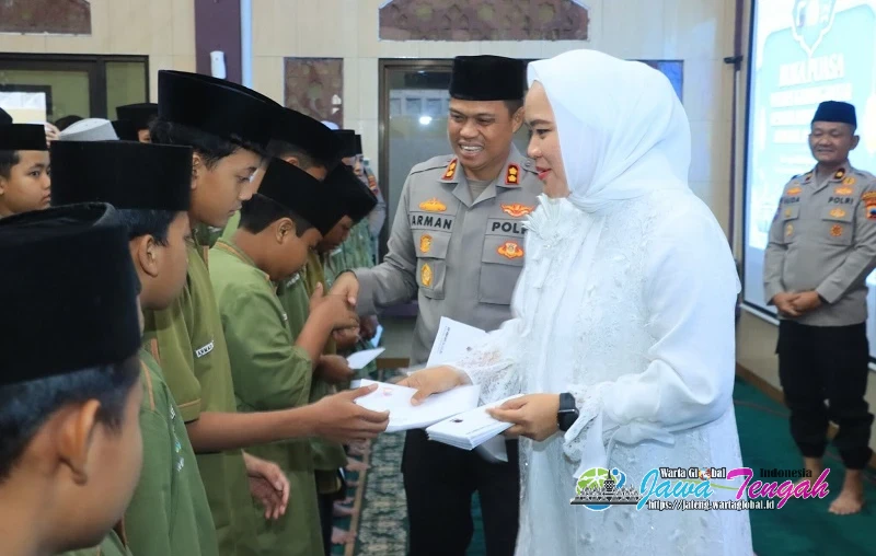 Polres Karanganyar Buka Puasa Bersama dan Santuni Anak Yatim di Bulan Ramadan