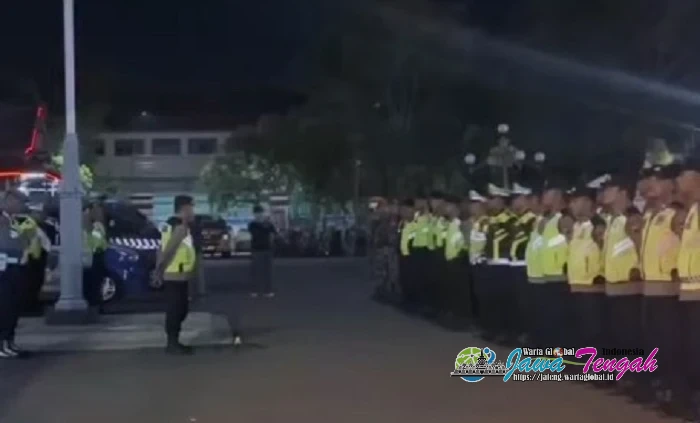 Polres Sragen Gelar Patroli Skala Besar, Jaga Kondusivitas Jelang Idulfitri