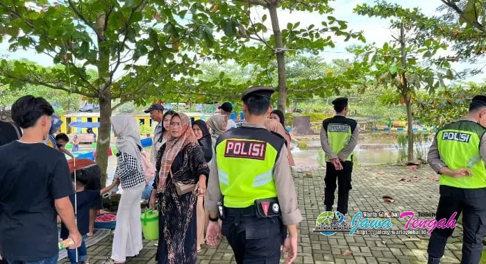 Pengunjung Wisata Mulai Meningkat, Polres Pekalongan Intensifkan Patroli Cegah Gangguan Kamtibmas