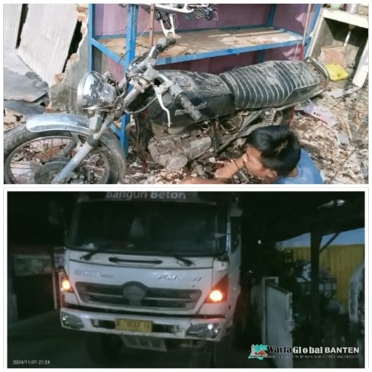 SETAHUN SUDAH PT BANGUN BETON DIDUGA TIDAK BERTANGGUNG JAWAB KEPADA KORBAN YANG RUMAH NYA DI TABRAK DI MANCAK