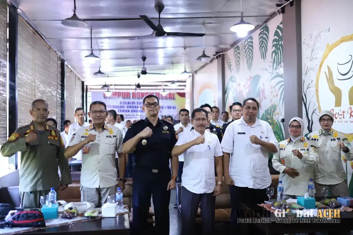 Pemkab Aceh Tamiang Gelar Sosialisasi “Gempur Rokok Ilegal” Tahun Anggaran 2025