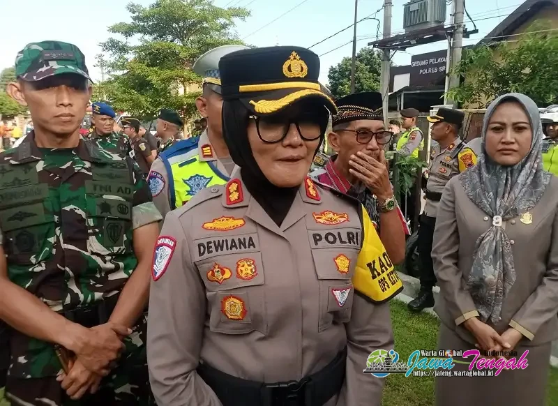 Kapolres Sragen Pimpin Apel Ops Ketupat Candi 2026, Dirikan Pos Pengamanan dan Perkuat Koordinasi Antisipasi Arus Mudik Lebaran