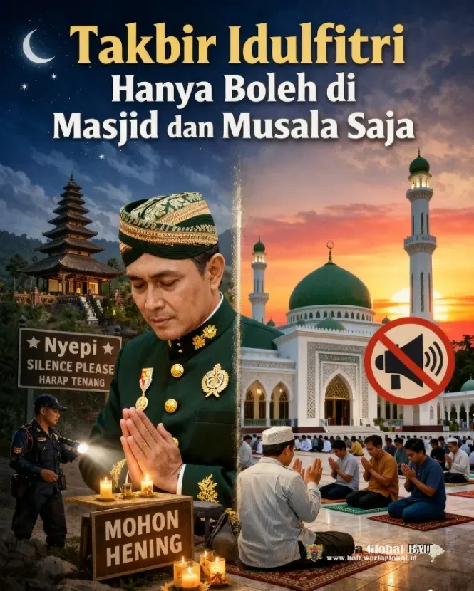 MALAM HENING YANG SUCI: Takbiran di Masjid, Nyepi di Hati, Bali Rukun dalam Sunyi