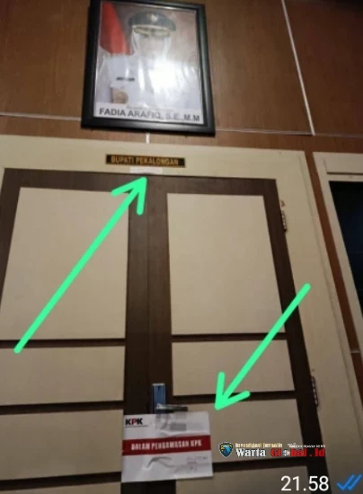 Lipsus! Paska Fadia Arafiq Ditangkap, KPK Segel Kantor Bupati dan Sekda Pekalongan