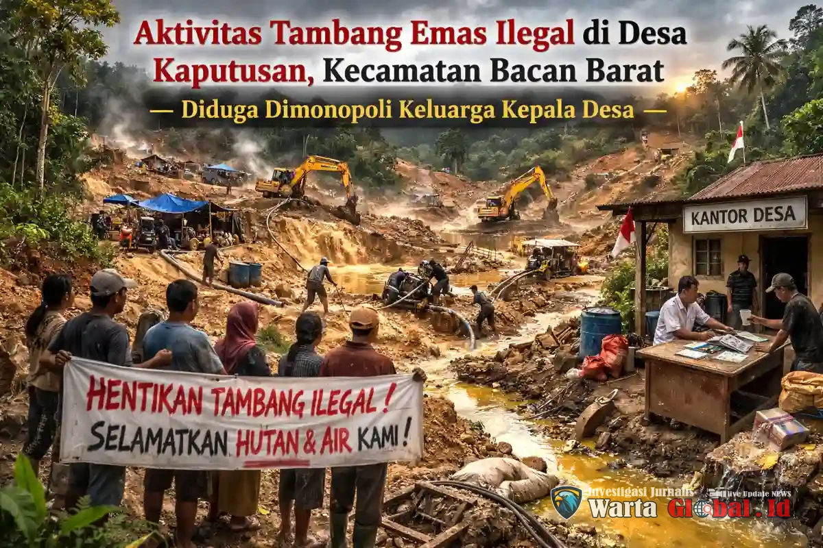 Dugaan Monopoli Tambang Emas Ilegal di Kaputusan, Nama Kepala Desa Milka Dadana Diseret; Warga Sebut Ada Setoran Lebih dari Rp100 Ribu dan Ancaman Pengusiran.