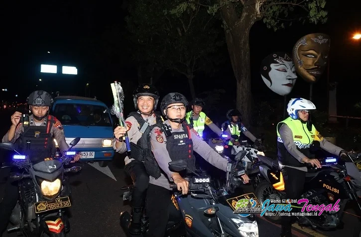 Kapolresta Surakarta Pimpin Apel Patroli Harkamtibmas, Jaga Kondusivitas Malam Takbir