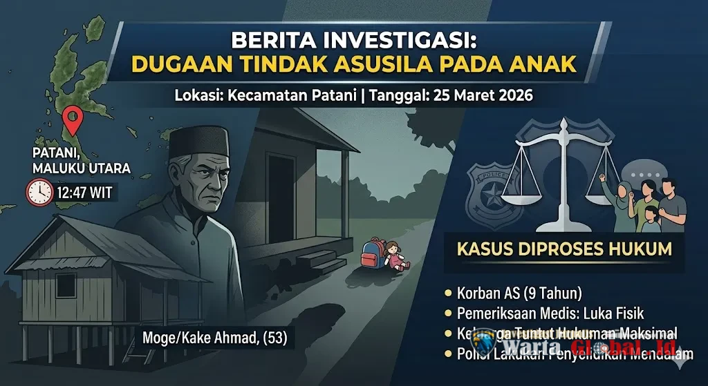 Dugaan Tindak Asusila oleh Seorang Pria terhadap Anak di Bawah Umur di kecamatan patani halmahera tengah.