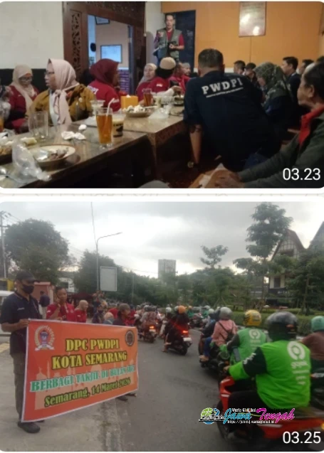 Persatuan Wartawan Duta Pena Indonesia Bagi Takjil 500 Bungkus dan Buka Bersama