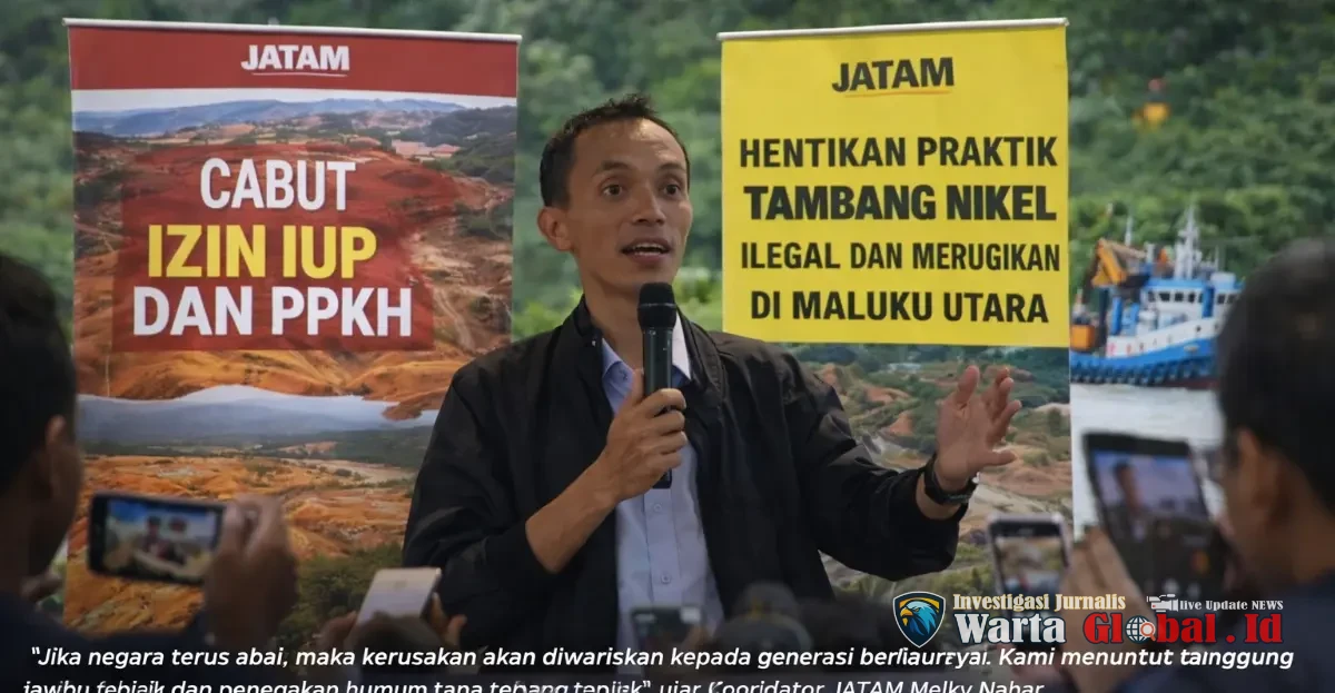 JATAM Desak Presiden Cabut IUP 27 Perusahaan Nikel di Maluku Utara, Seret Pemilik Manfaat ke Meja Hijau dan Pulihkan Kerusakan Ekologis Pulau Gebe.