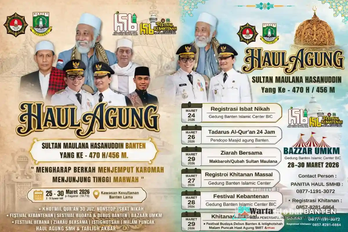 Haul Agung Sultan Hasanuddin Banten Digelar, Ribuan Warga Diprediksi Hadir