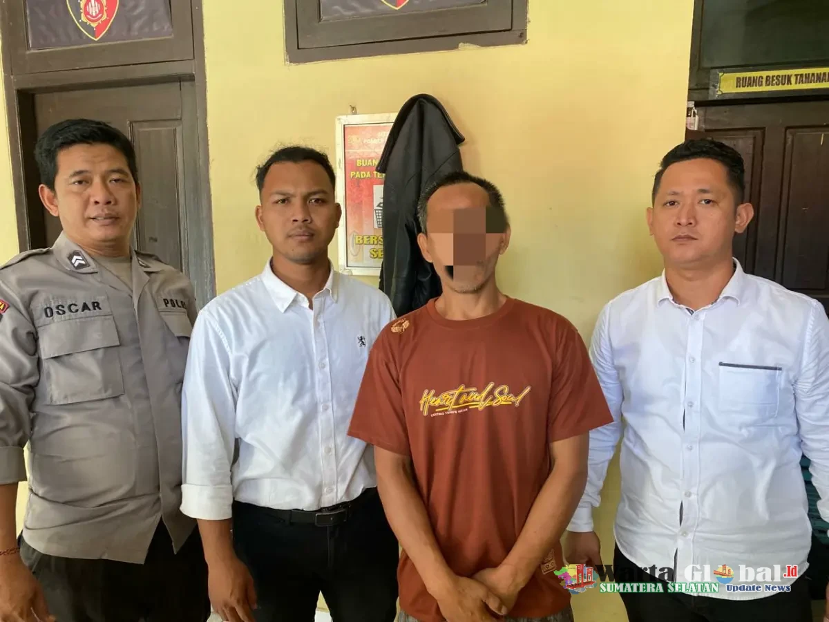 Sat Res PPA Polres Ogan Ilir Tangkap Pelaku KDRT di Tanjung Raja.!!!!