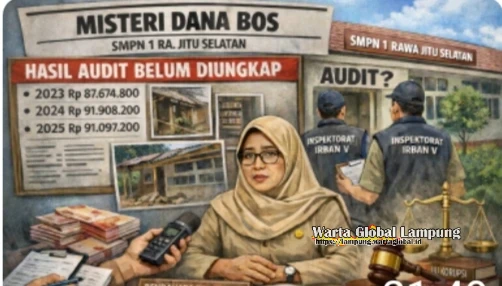 SMPN 1 Rawa Jitu Selatan Sudah Diperiksa Irban V, Hasil Audit Dana BOS Masih Belum Diumumkan