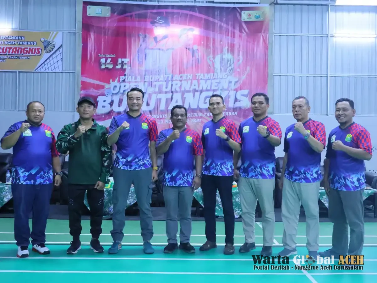 Wabup Aceh Tamiang Buka Open Turnamen Bulu Tangkis Piala Bupati 2025: Ajang Silaturahmi dan Pembinaan Atlet Regional