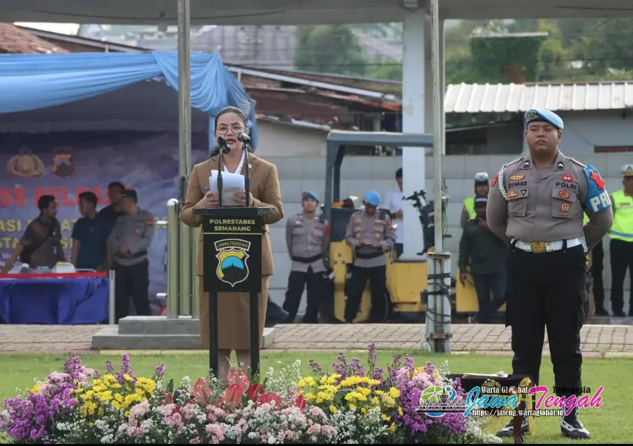 Wali Kota Pimpin Apel Gelar Pasukan Operasi Ketupat Candi 2026, Polrestabes Semarang, Pastikan Kesiapan Pengamanan Idul Fitri