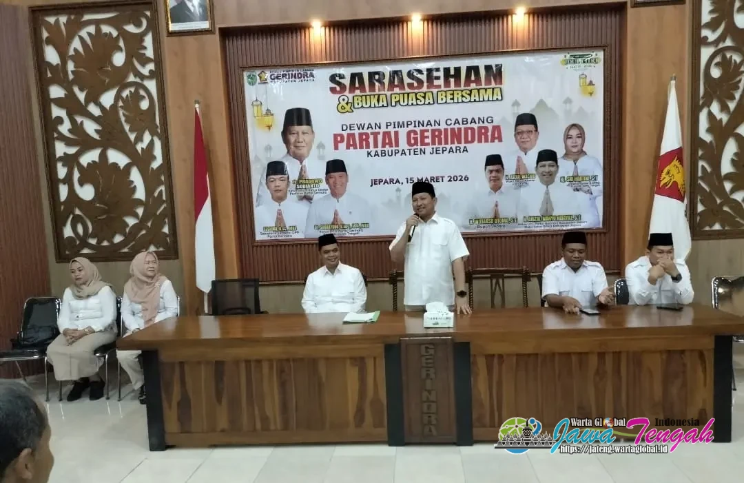Gerindra Jepara Gelar Sarasehan dan Buka Bersama Jadi Momentum Memperkuat Sinergi Kader