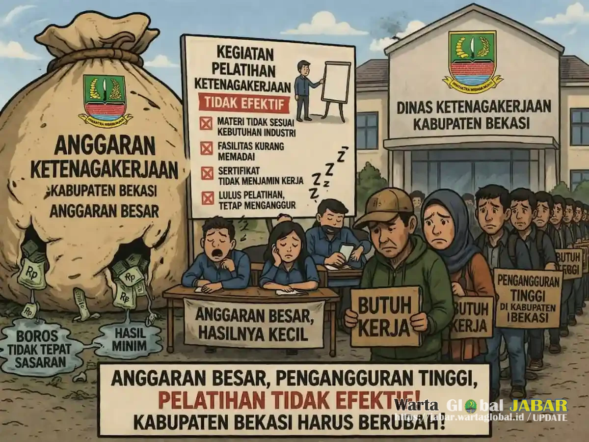 Luar Biasa Anggaran Miliaran Disnaker Kab.Bekasi Untuk Pelatihan dan Konsultasi, Tetapi Pengangguran Masih Hantui Warga? Luar Biasa Anggaran Miliaran Disnaker Kab.Bekasi Untuk Pelatihan dan Konsultasi, Tetapi Pengangguran Masih Hantui Warga?
