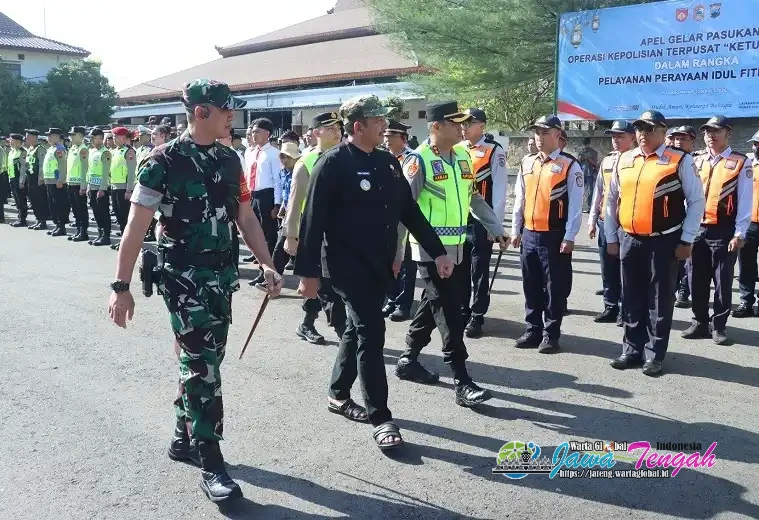 Bupati Pimpin Apel Ops Ketupat Candi 2026, Polres Karanganyar Siap Amankan Arus Mudik Lebaran