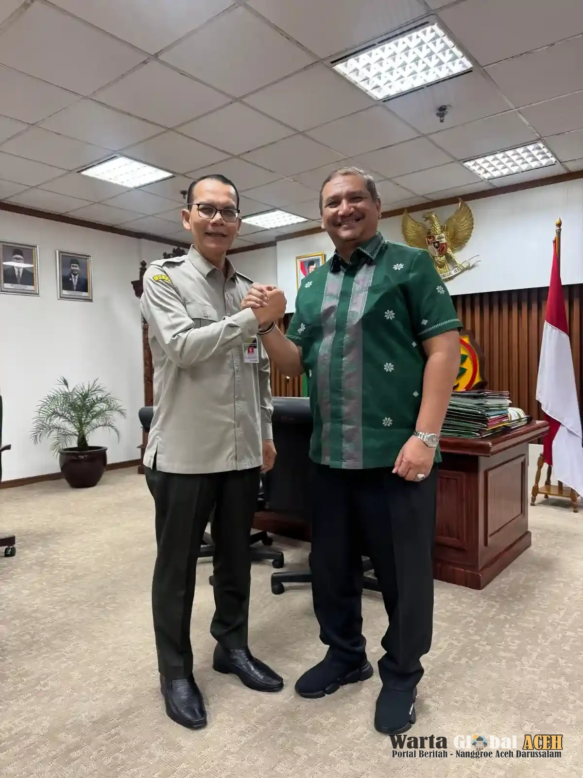 Bertemu Sekjen Kementan, Bupati Aceh Tamiang Sampaikan Proposal Pengembangan Sektor Pertanian