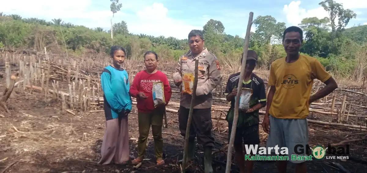 Kapolsek Jelai Hulu Pimpin Penanaman Jagung Hibrida di Desa Pangkalan Suka, Dukung Ketahanan Pangan Nasional*