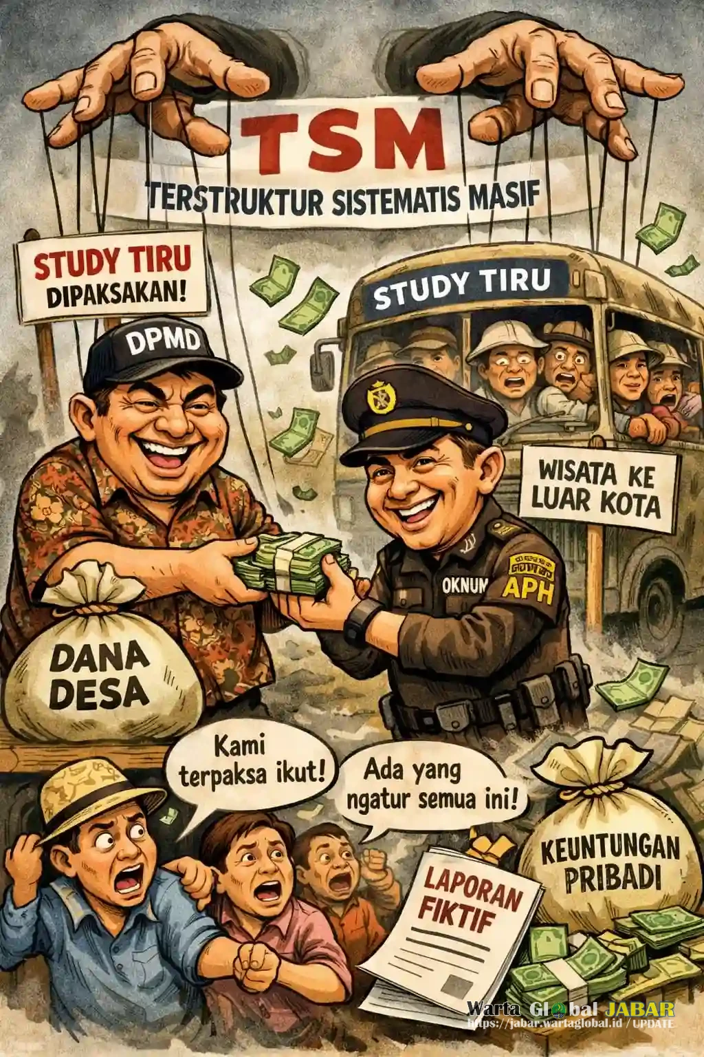 Keterlibatan DPMD di Kegiatan Study Tiru Kades se-Kabupaten Bekasi dipertanyakan?