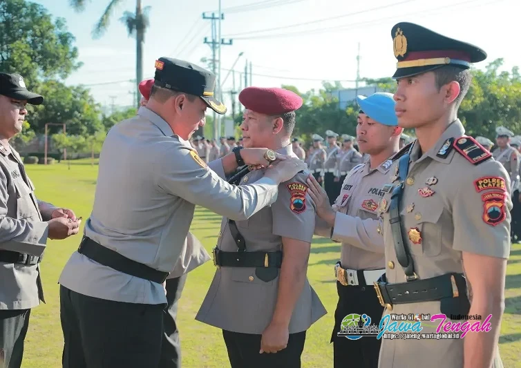 Kapolres Klaten Pimpin Sertijab, Rotasi Jabatan Sejumlah Pejabat Berganti Posisi