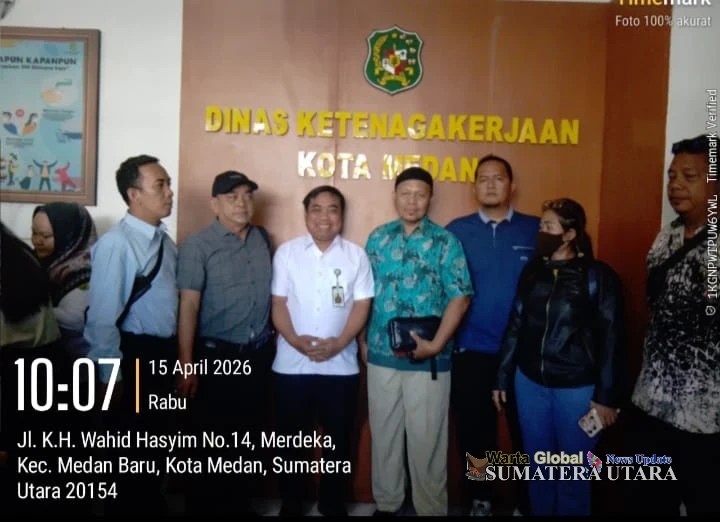 AMPIBI Datangi Kadisnaker Medan Minta Bentuk Satgas Perlindungan Buruh