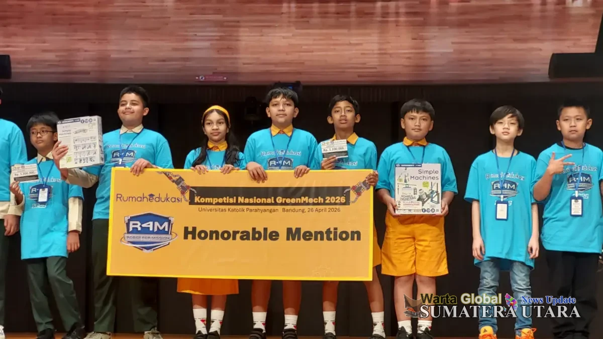 Siswa SD Sint Yoseph Kabanjahe Raih Honorable Mention di Ajang Robotik Nasional, Buktikan Kemampuan dan Kreativitas