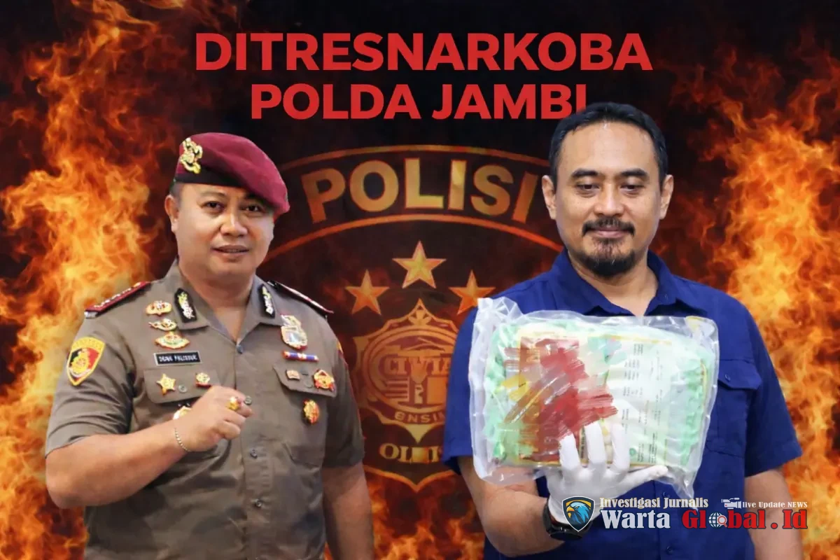 SKANDAL 58 KG SABU DI JAMBI: TERSANGKA KABUR DARI RUANG PENYIDIKAN, POLISI DIDUGA “MAIN MATA” — HUKUM DIPERMALUKAN DARI DALAM!