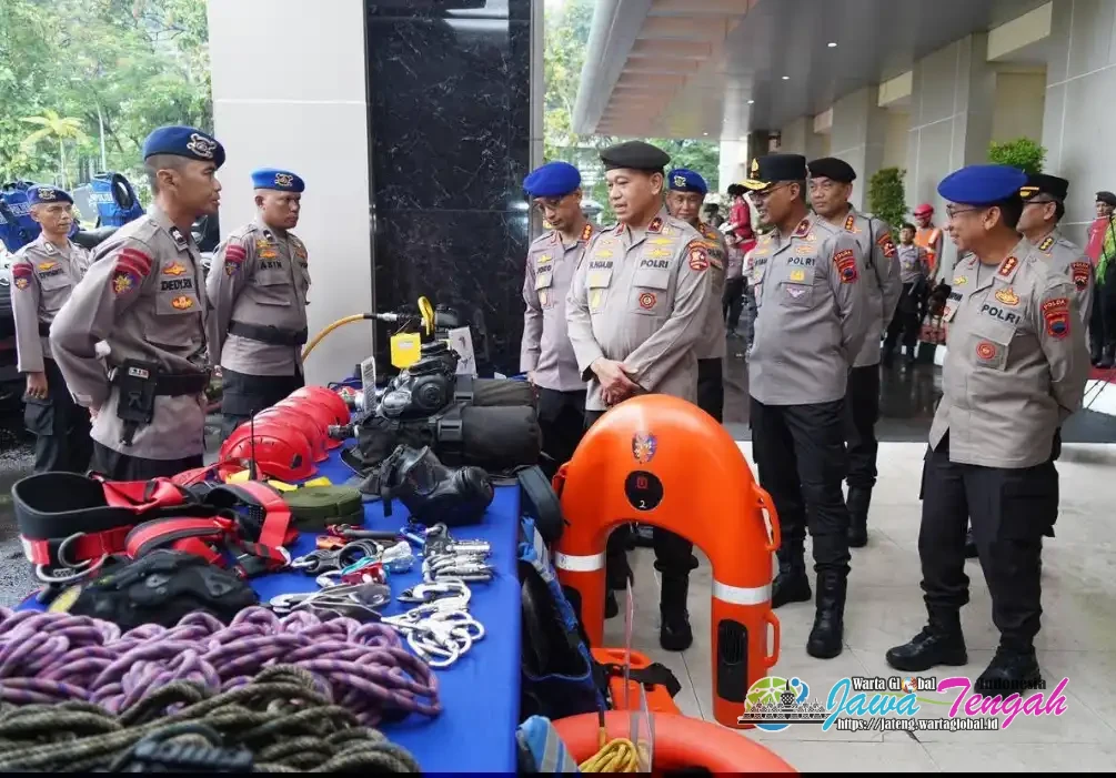 Gelar Apel di Polda Jateng, Baharkam Polri: Peralatan Harus Siap Digunakan Kapan Saja untuk Jaga Kamtibmas
