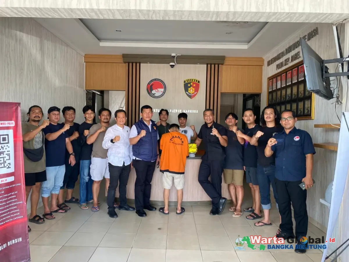 Ditresnarkoba Polda Babel Tangkap Bandar Narkoba Di Pangkalpinang, 2,068 Kilogram Sabu Diamankan