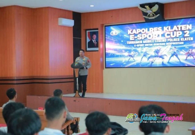 Kapolres Klaten Buka E-Sport Cup 2 Jadi Ajang Positif Remaja, 64 Tim Bertarung di Mobile Legends