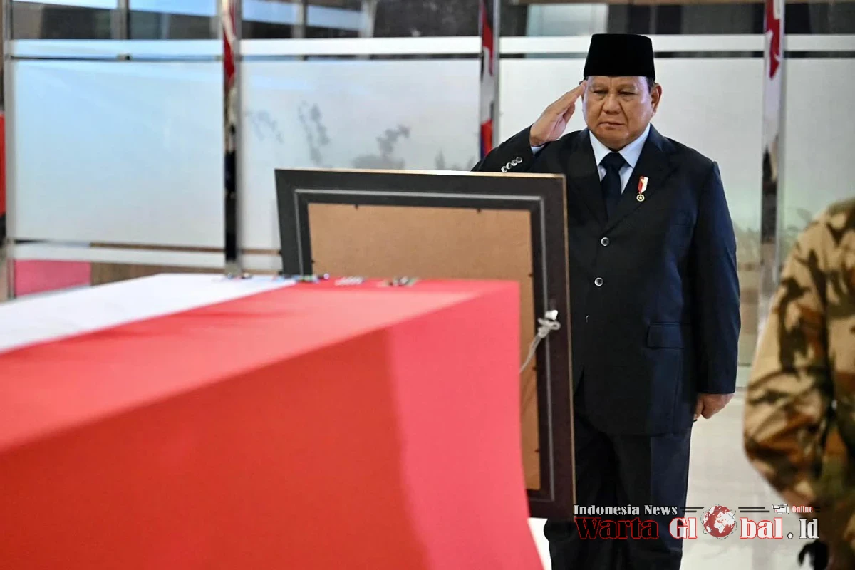 Prabowo Ucapkan Salam Perpisahan untuk Tiga Prajurit TNI yang Gugur di Misi PBB Lebanon