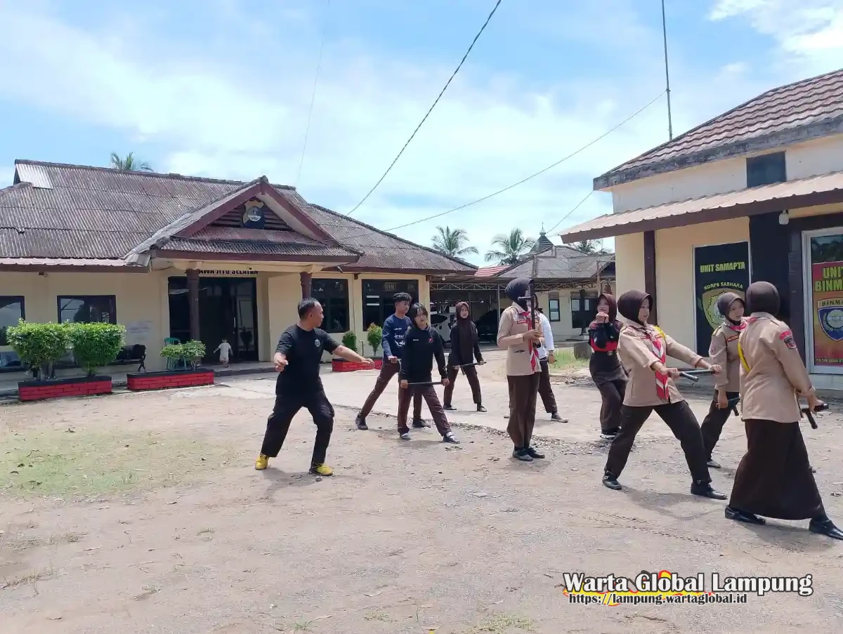 Bekali generasi emas, Polsek Rawajitu Selatan bekali saka bahangkara dengan kemampuan taktis dan di siplin tinggi