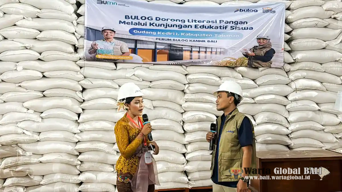 Siswa SMA Tabanan Ikuti Eduwisata BULOG: Belajar Ketahanan Pangan dari Gudang Beras Tabanan