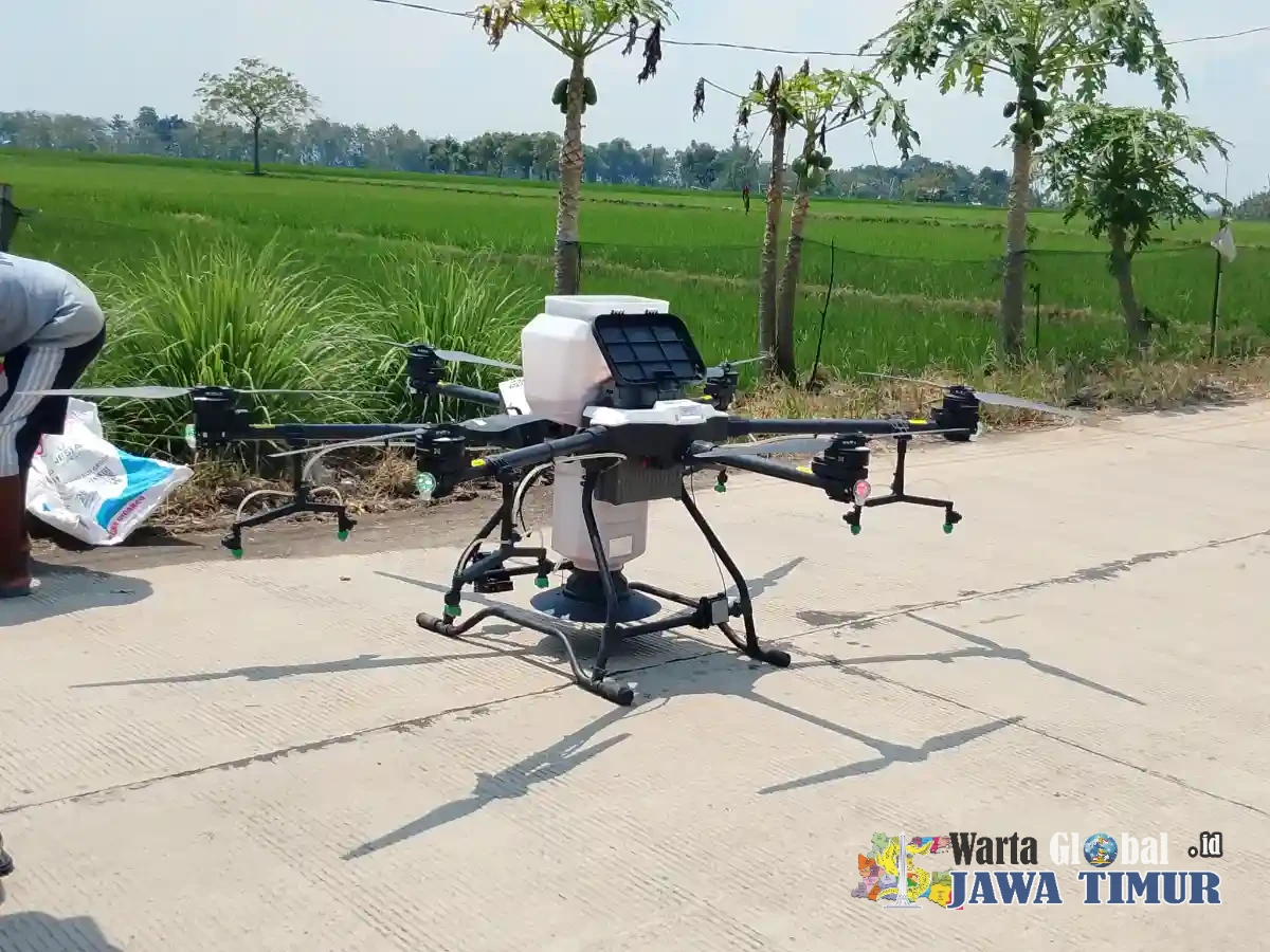 Petani Grebegan Harap Bantuan Drone Pertanian dari Pemkab Bojonegoro