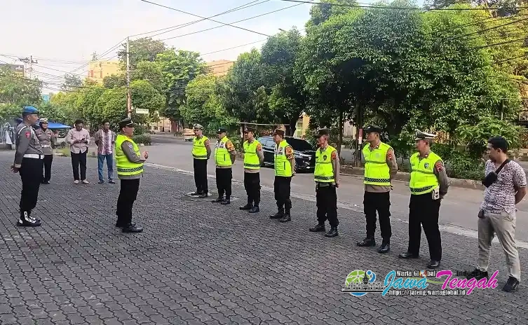 Polresta Surakarta Gelar Apel PH Pagi, Personel Siaga di Titik Rawan Aktivitas Masyarakat