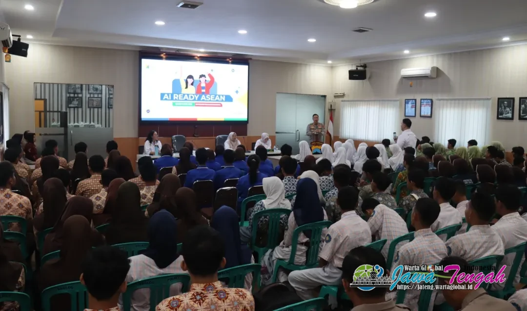 Ratusan Siswa SMA/SMK di Kota Pekalongan Dibekali Literasi AI, Kapolres Tekankan Pemanfaatan Bijak