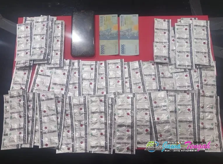 Polres Karanganyar Bongkar Peredaran Trihexyphenidyl, Dua Pengedar Diamankan