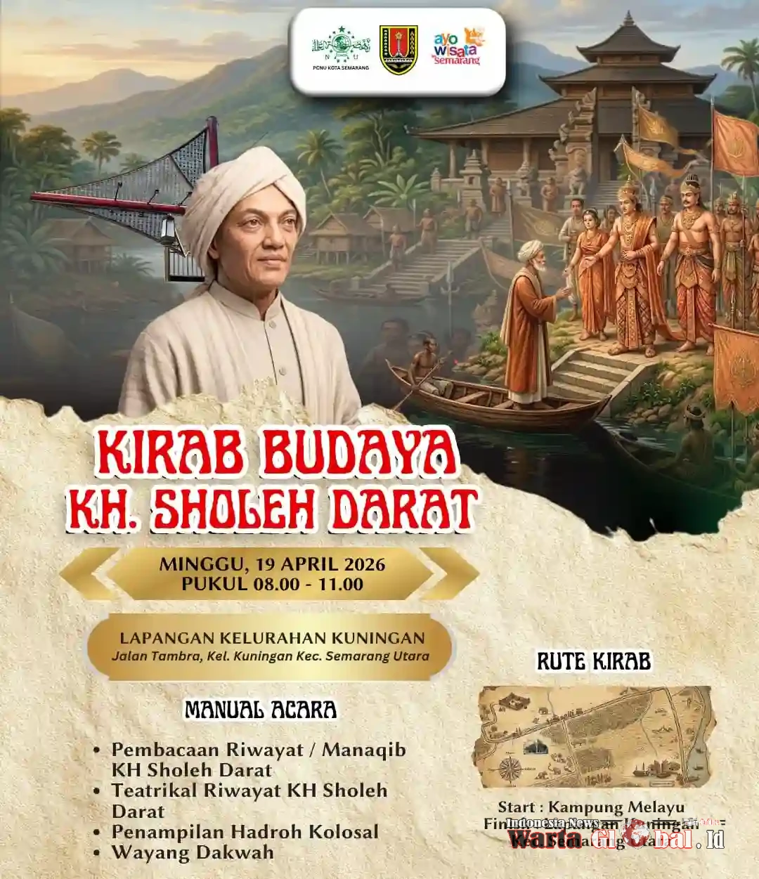 Kirab Budaya Haul KH Sholeh Darat Perkuat Wisata Religi