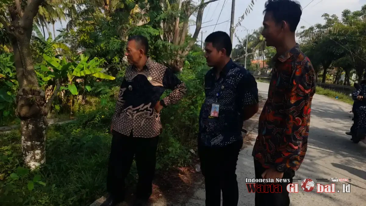 Camat Lebakwangi Tinjau Titik Banjir di Kampung Ragas,Dampak Luapan Air Sekunder.