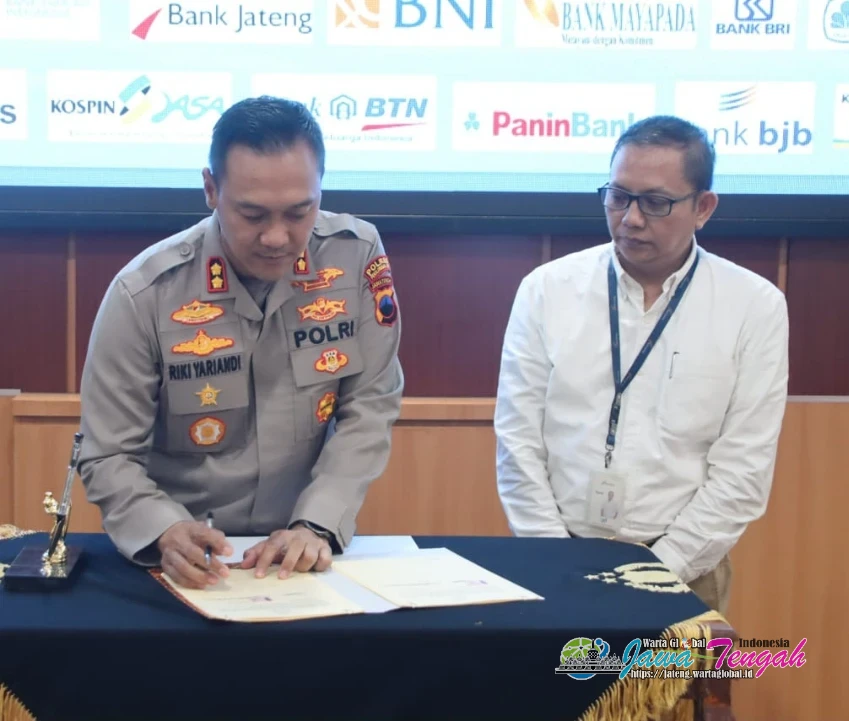 Kapolres Pekalongan Kota Teken Kerjasama dengan Perbankan dan Koperasi