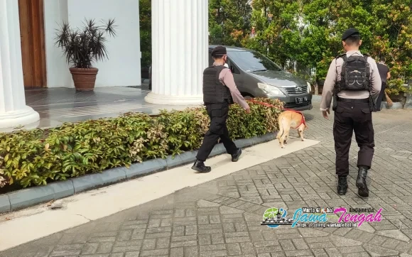 Polres Pekalongan Kota Sterilisasi Gereja, Pastikan Ibadah Paskah Aman