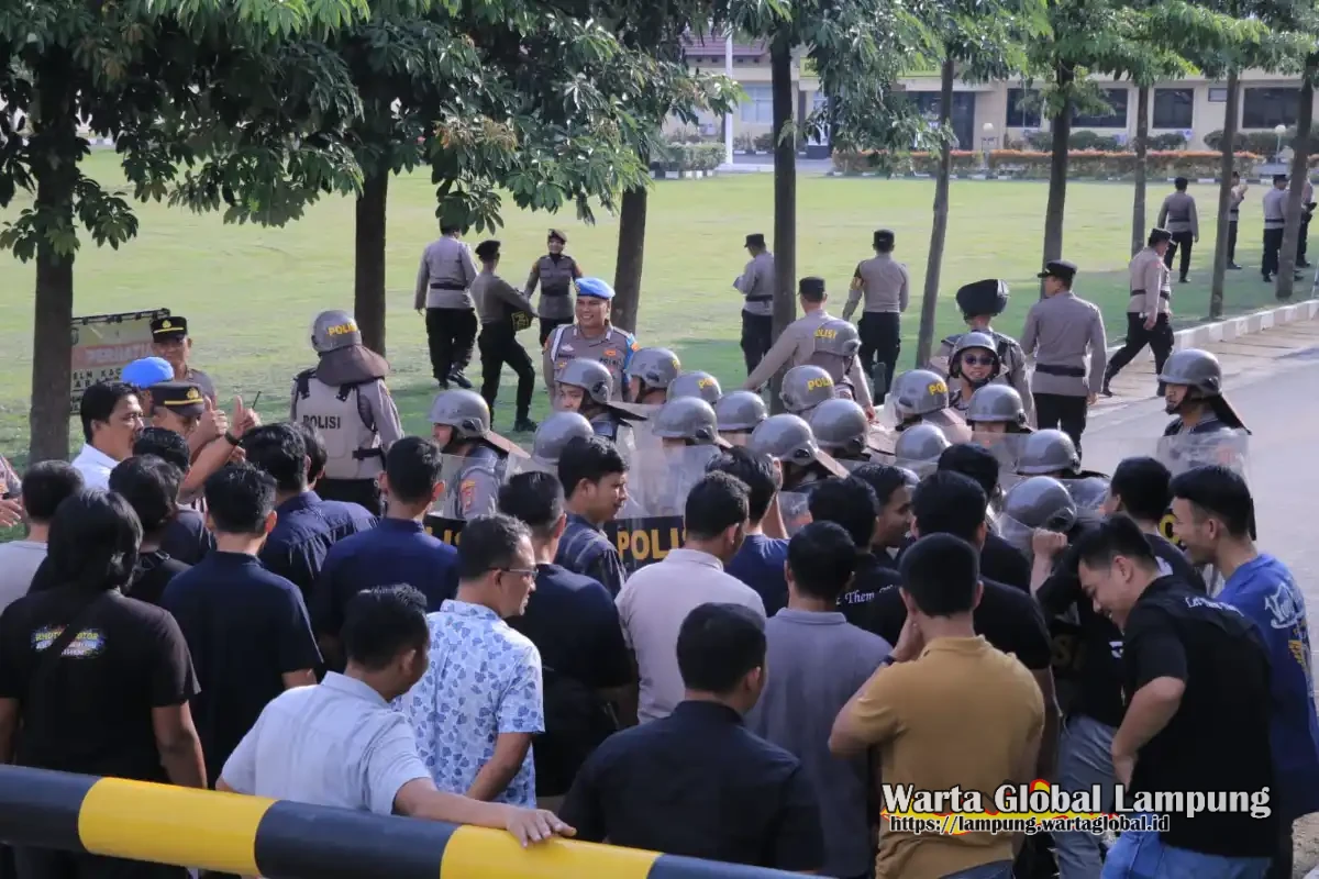 Polres tulang bawang gelar simulasi sispam Mako pasukan ton dalam siap jaga kedaulatan keamanan wilayah tulang bawang